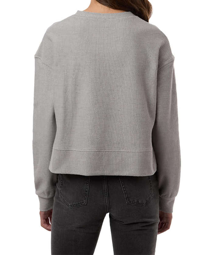 Boxercraft Women’s Boxy Cropped Crewneck Sweatshirt - Navy