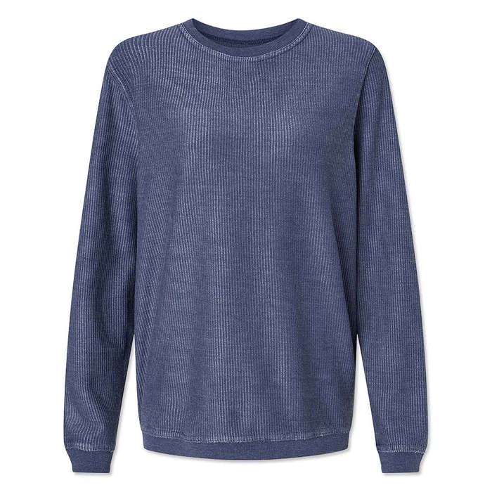 Boxercraft Corded Crewneck Sweatshirt - Natural