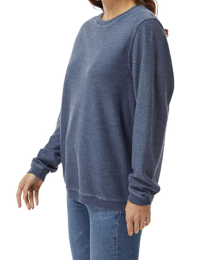Boxercraft Corded Crewneck Sweatshirt - Natural 4 Boxercraft Corded Crewneck Sweatshirt - Natural