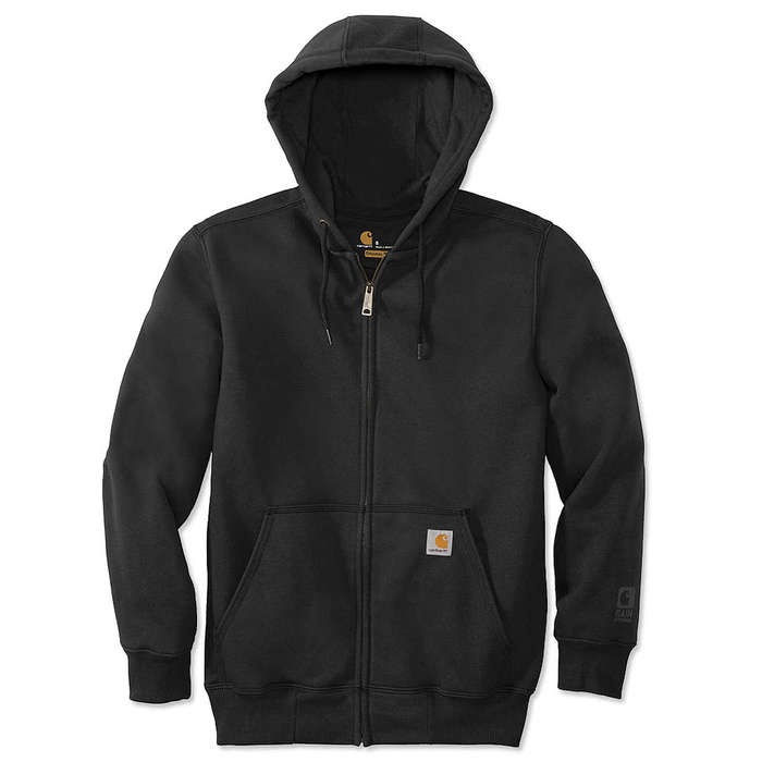 Carhartt Rain Defender Paxton Heavyweight Zip Hoodie - Carbon Heather