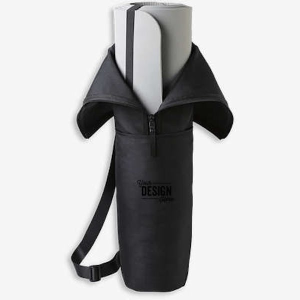Laser Engraved Restore Yoga Mat with Bag - Black