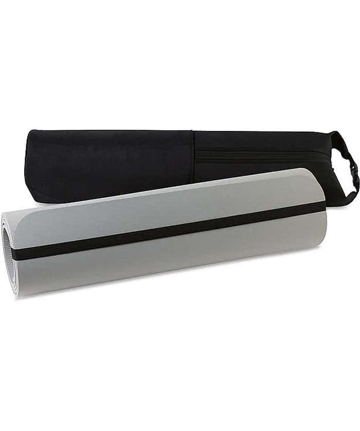 Laser Engraved Restore Yoga Mat with Bag - Black