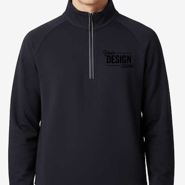 Burnside The Burn Quarter Zip Windbreaker Jacket - Black