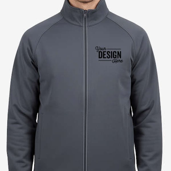 Burnside The Burn Full Zip Windbreaker Jacket - Dark Grey Heather