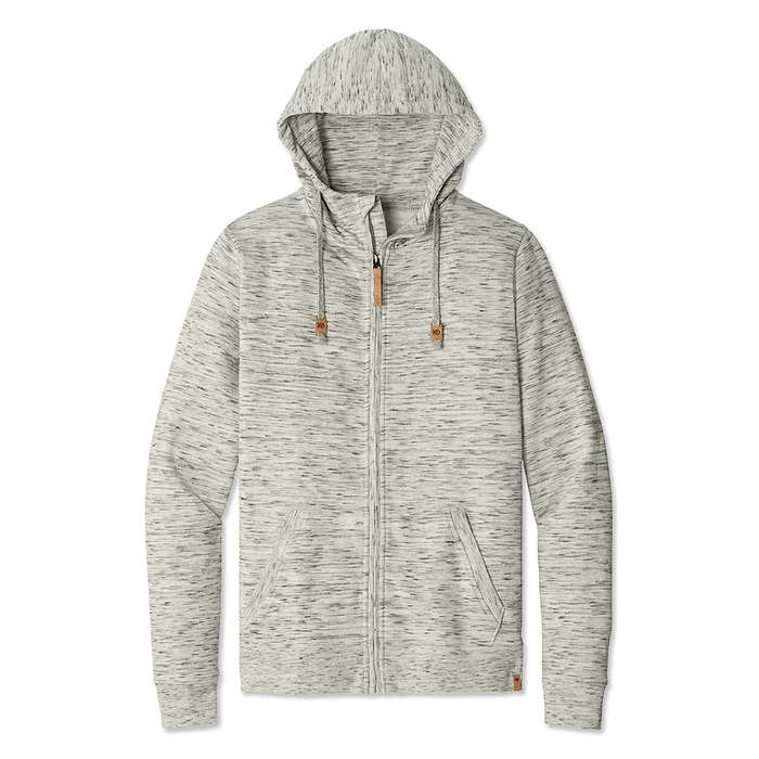 Tentree Space Dye Fleece Zip Hoodie - Meteorite Black