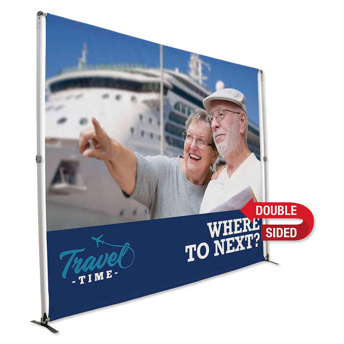 Full Color 118" x 94" Bravo Double-Sided Banner Kit - White