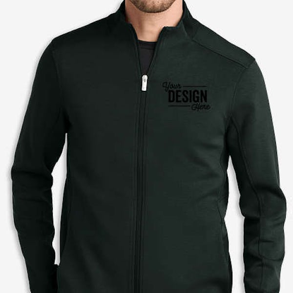 OGIO Transcend Recycled Full Zip Sweatshirt - Blacktop