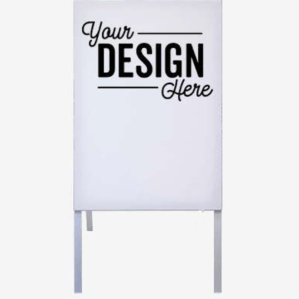 Full Color 23" x 44" Impress Lite A-Frame Sign Kit - White