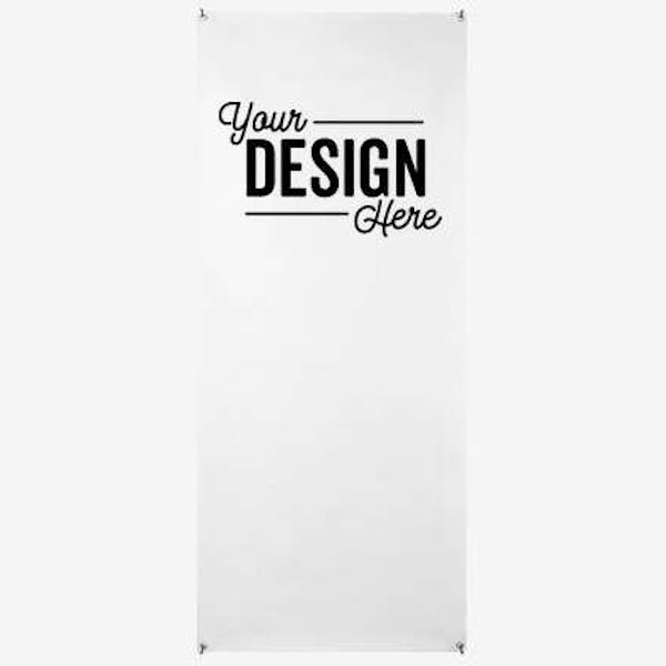 Full Color 33.5" x 80" Tri-X Banner Kit - White