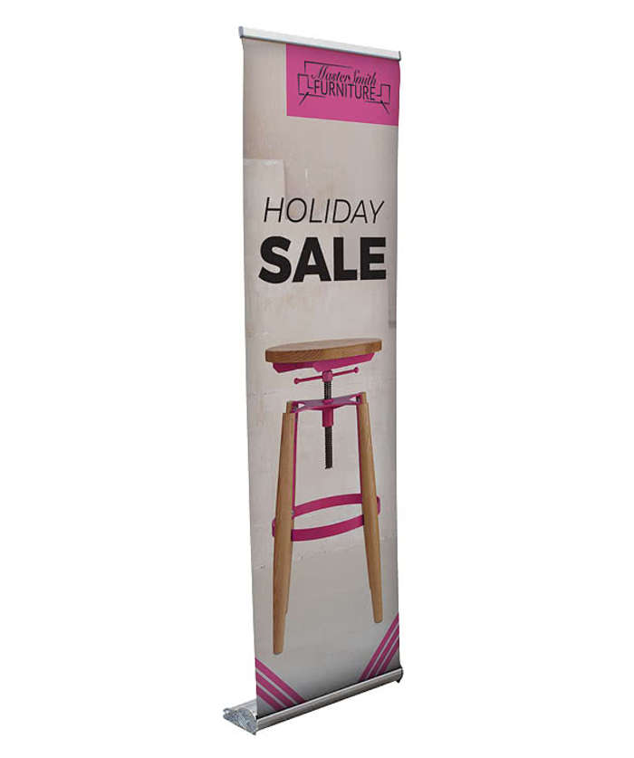 Full Color 25" x 82" Stratus Retractable Banner Kit - White 3 Full Color 25" x 82" Stratus Retractable Banner Kit - White