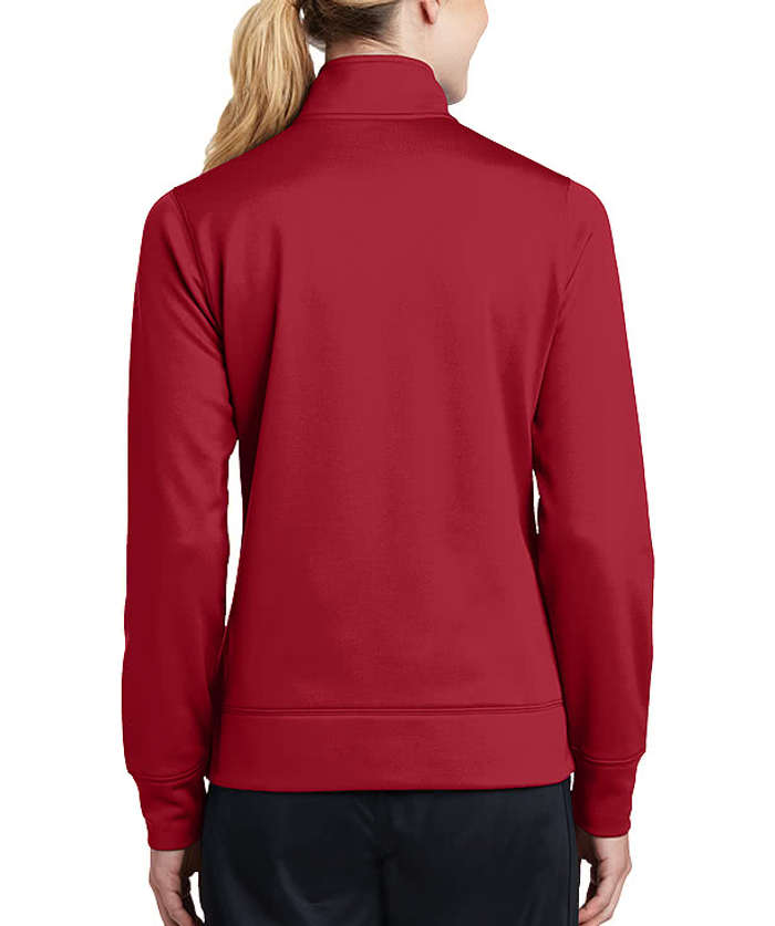 Sport-Tek Women's Sport-Wick Tech Fleece Full Zip Jacket - White 5 Sport-Tek Women's Sport-Wick Tech Fleece Full Zip Jacket - White