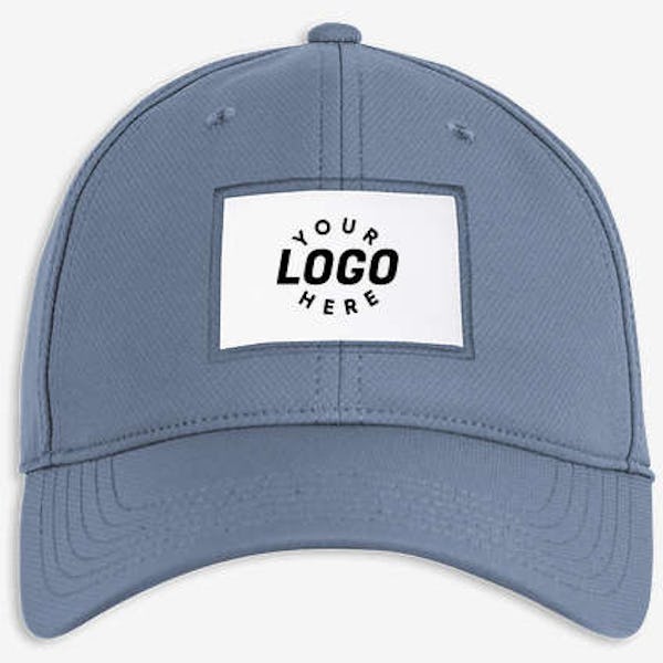 Ahead Frio Performance Baseball Hat- Rectangle Patch - Printed - Slate Blue