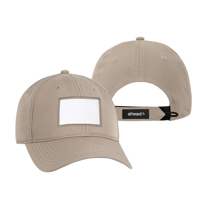 Ahead Frio Performance Baseball Hat- Rectangle Patch - Printed - Slate Blue