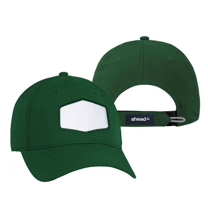 Ahead Frio Performance Baseball Hat - Hexagon Patch - Printed - Slate Blue