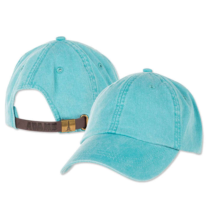 Adams Pigment Dyed Hat - Caribbean Blue