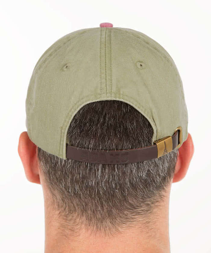 Adams Pigment Dyed Two-Toned Hat - Khaki / Spruce Green 6 Adams Pigment Dyed Two-Toned Hat - Khaki / Spruce Green