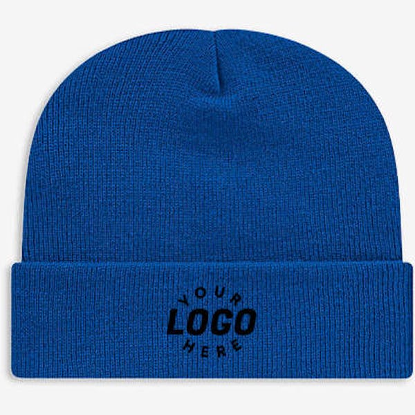 Cap America Tompkin Knit Cuff Beanie - Sesame Blue