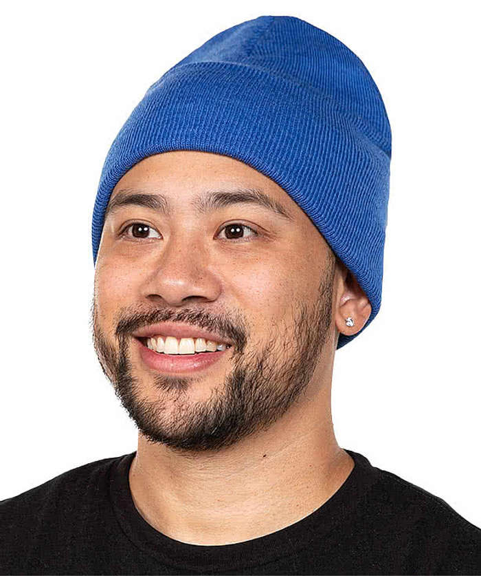 Atlantis Headwear Pure Cuff Beanie - Navy 4 Atlantis Headwear Pure Cuff Beanie - Navy