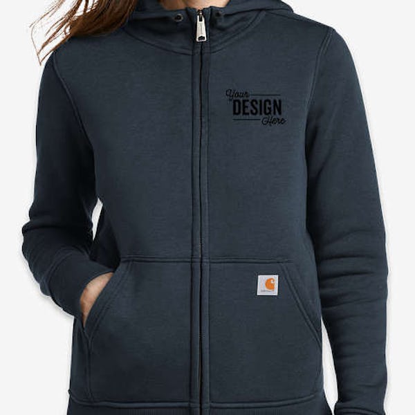 Carhartt Women's Clarksburg Full-Zip Hoodie - Navy