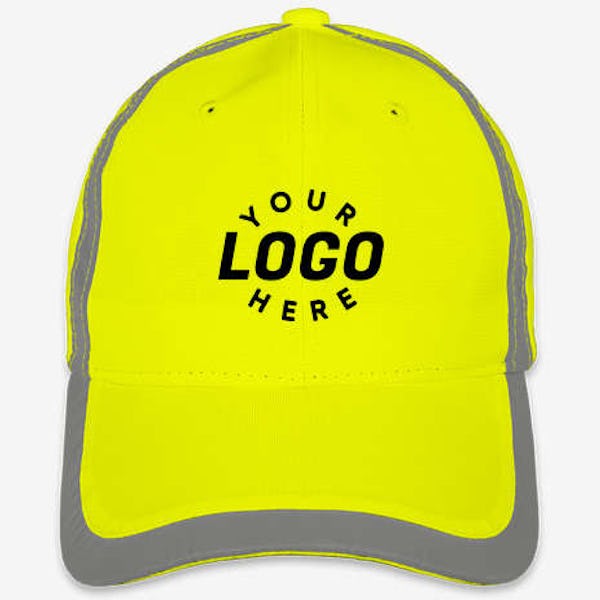 Big Accessories Reflective Safety Hat - Bright Yellow