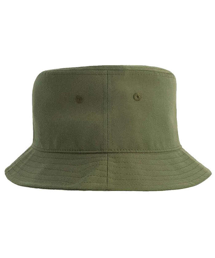 Atlantis Headwear Geo Recycled Bucket Hat - Olive 5 Atlantis Headwear Geo Recycled Bucket Hat - Olive