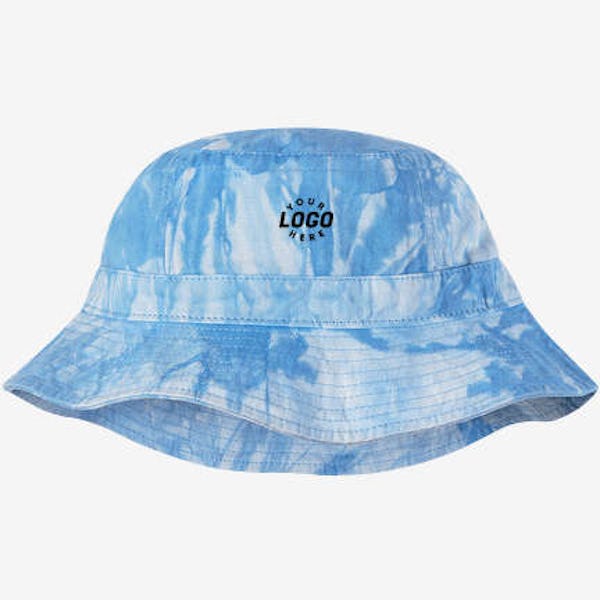 Adams Vacationer Tie-Dye Bucket Hat - Lt Blue Tie Dye