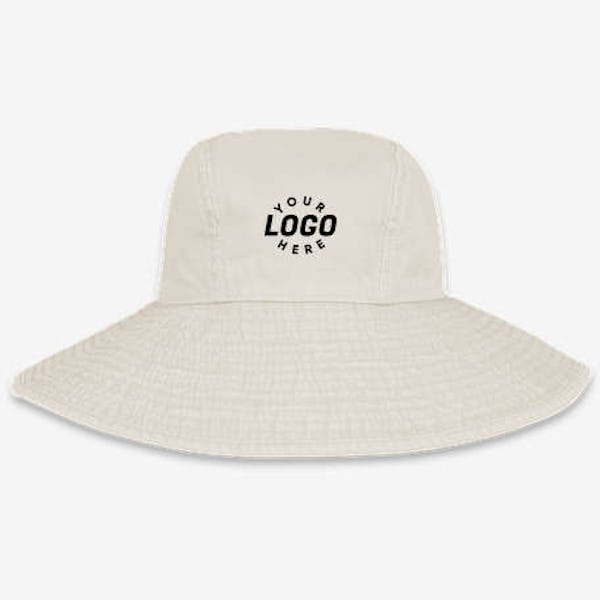 Adams Women's Pigment Dyed Wide Brim Hat - Ivory