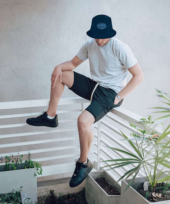 Cotton Bucket Hat - Khaki
