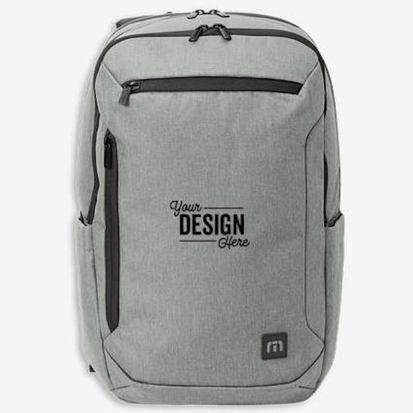 TravisMathew Duration 16" Computer Backpack - Shadow Grey Heather