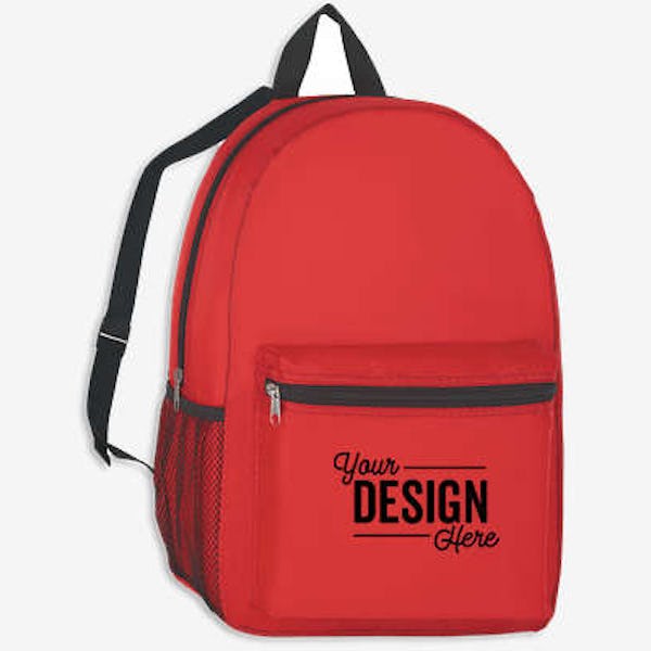 Full Color Promotional Backpack - Red