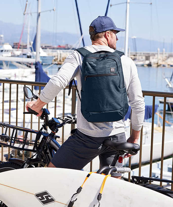 TravisMathew Approach 16" Computer Backpack - Shadow Grey