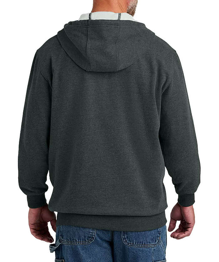 CornerStone Tough Fleece Zip Hoodie - Black 4 CornerStone Tough Fleece Zip Hoodie - Black