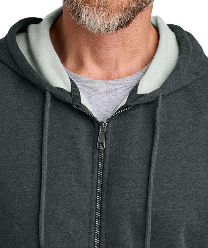 CornerStone Tough Fleece Zip Hoodie - Black 6 CornerStone Tough Fleece Zip Hoodie - Black