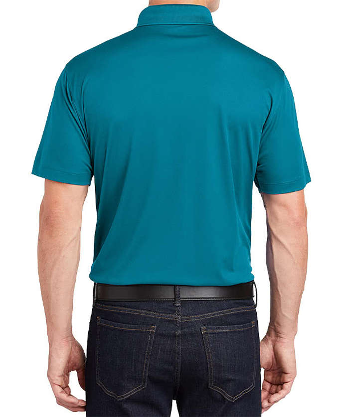 Sport-Tek Sport-Wick Micro Pique Performance Polo - Printed - Vegas Gold