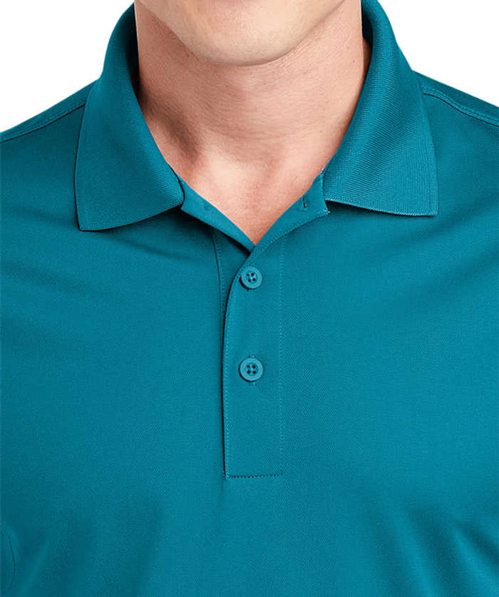 Sport-Tek Sport-Wick Micro Pique Performance Polo - Printed - Vegas Gold