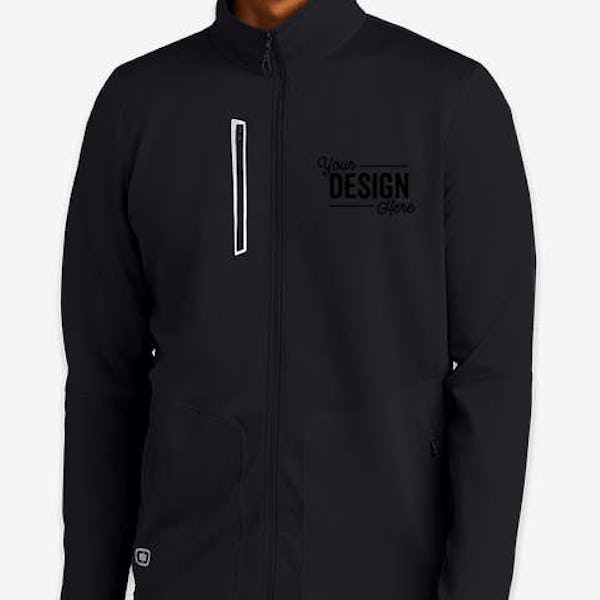OGIO Endurance Fulcrum Full Zip Jacket - Embroidered - Blacktop