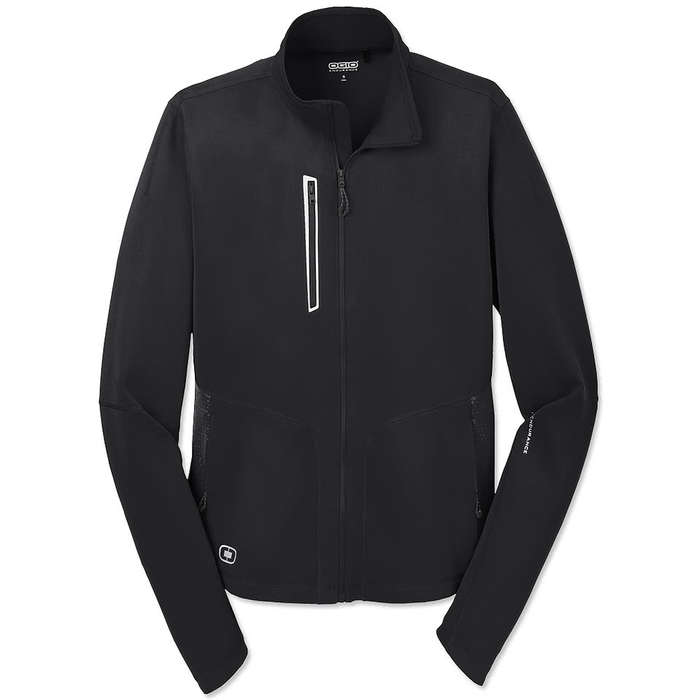 OGIO Endurance Fulcrum Full Zip Jacket - Embroidered - Blacktop