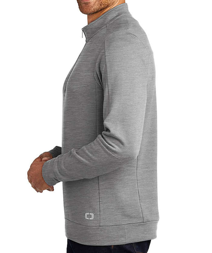 OGIO Luuma Performance Half Zip Sweatshirt - River Blue Navy