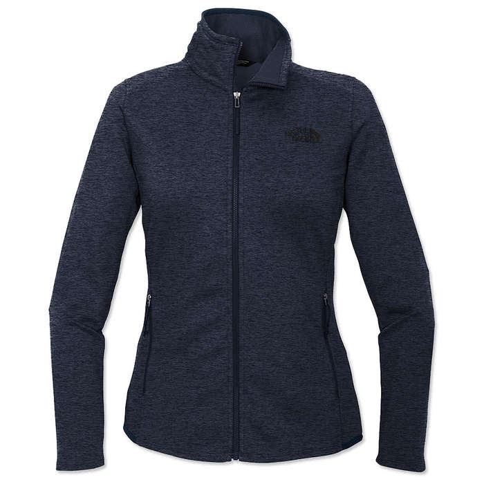 The North Face Women's Skyline Full Zip Fleece Jacket - Embroidered - Four Leaf Clover Heather 3 The North Face Women's Skyline Full Zip Fleece Jacket - Embroidered - Four Leaf Clover Heather