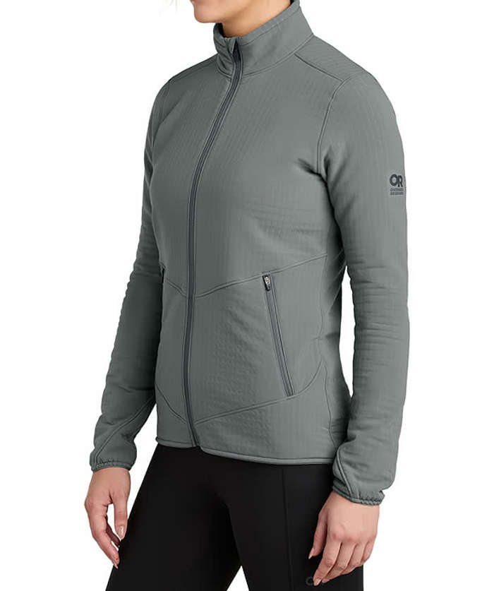 Outdoor Research Women’s Grid Recycled Soft Shell Jacket - Naval Blue 6 Outdoor Research Women’s Grid Recycled Soft Shell Jacket - Naval Blue