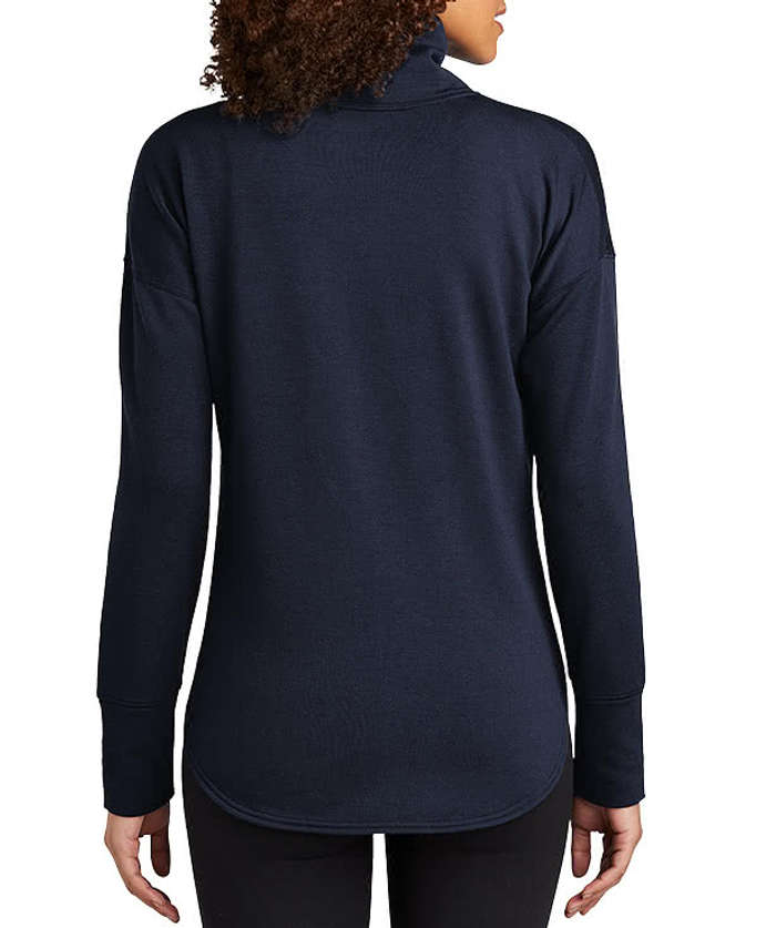 OGIO Women's Luuma Full Zip Tech Fleece Jacket - River Blue Navy 5 OGIO Women's Luuma Full Zip Tech Fleece Jacket - River Blue Navy
