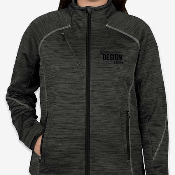 North End Women's Tech Fleece Jacket - Carbon / Black