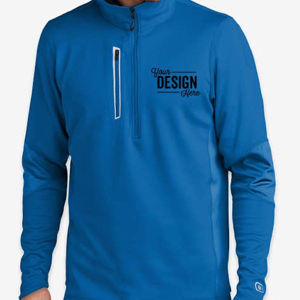 OGIO Endurance Fulcrum Quarter Zip Pullover - Electric Blue