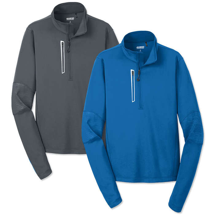 OGIO Endurance Fulcrum Quarter Zip Pullover - Electric Blue