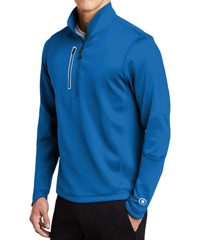 OGIO Endurance Fulcrum Quarter Zip Pullover - Electric Blue
