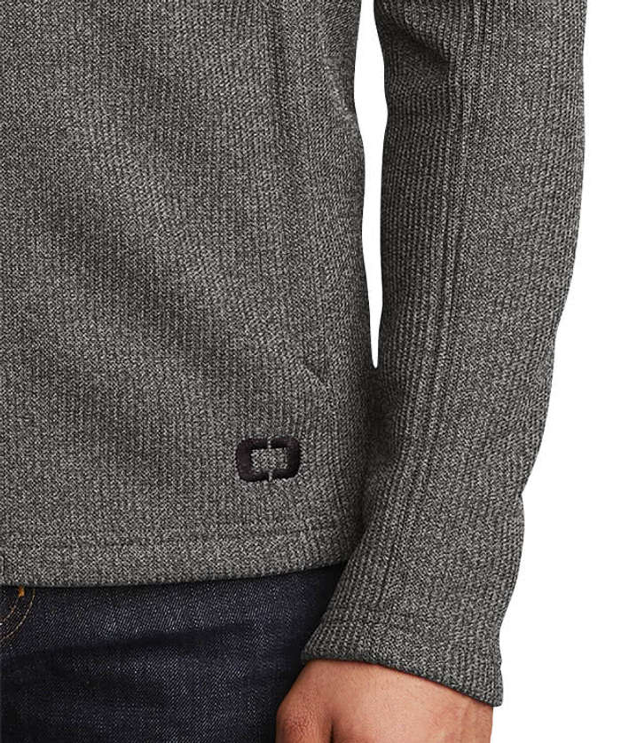 OGIO Grit Full Zip Fleece Jacket - Blacktop