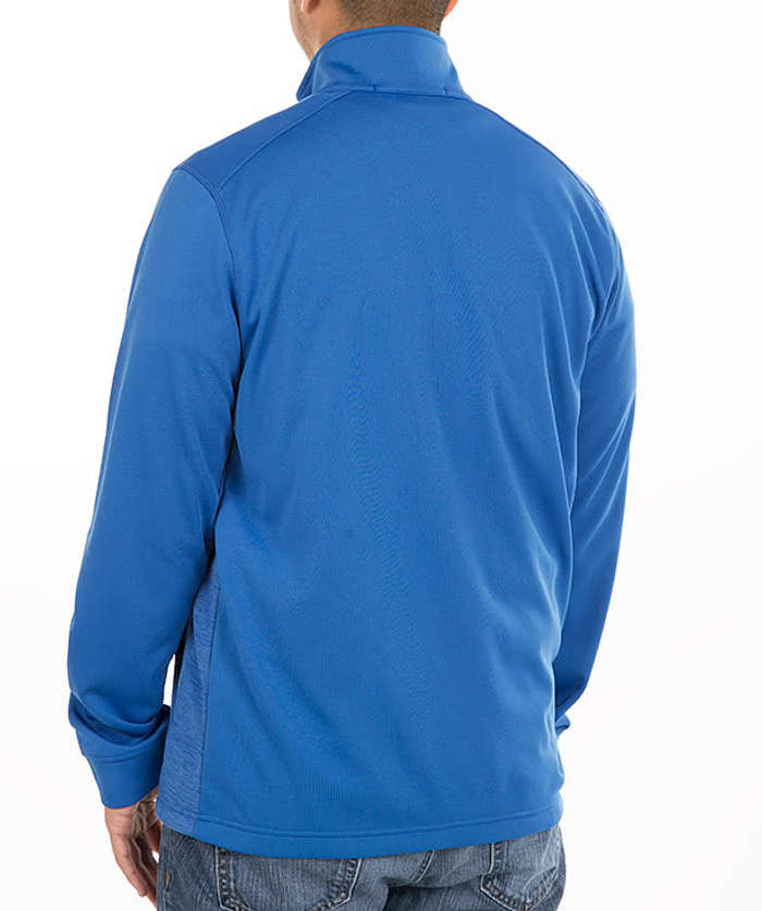Devon & Jones Newbury Melange Fleece Full Zip Jacket - Black Heather / Dark Grey Heather