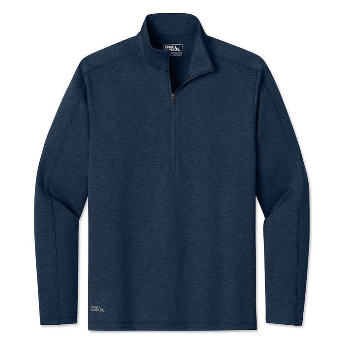 Eddie Bauer Adventurer Recycled Performance Quarter Zip Pullover - Deep Black