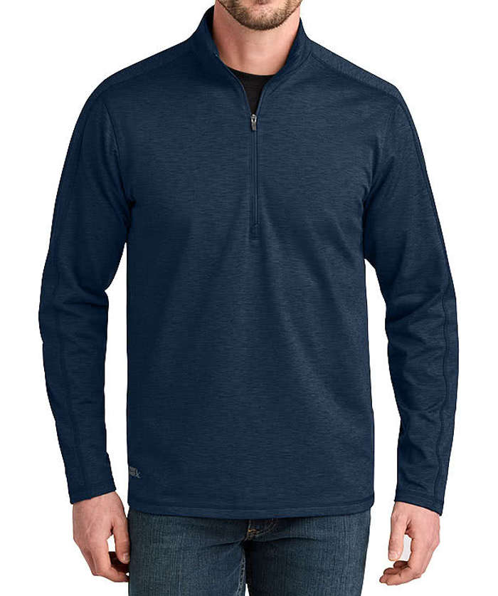 Eddie Bauer Adventurer Recycled Performance Quarter Zip Pullover - Deep Black