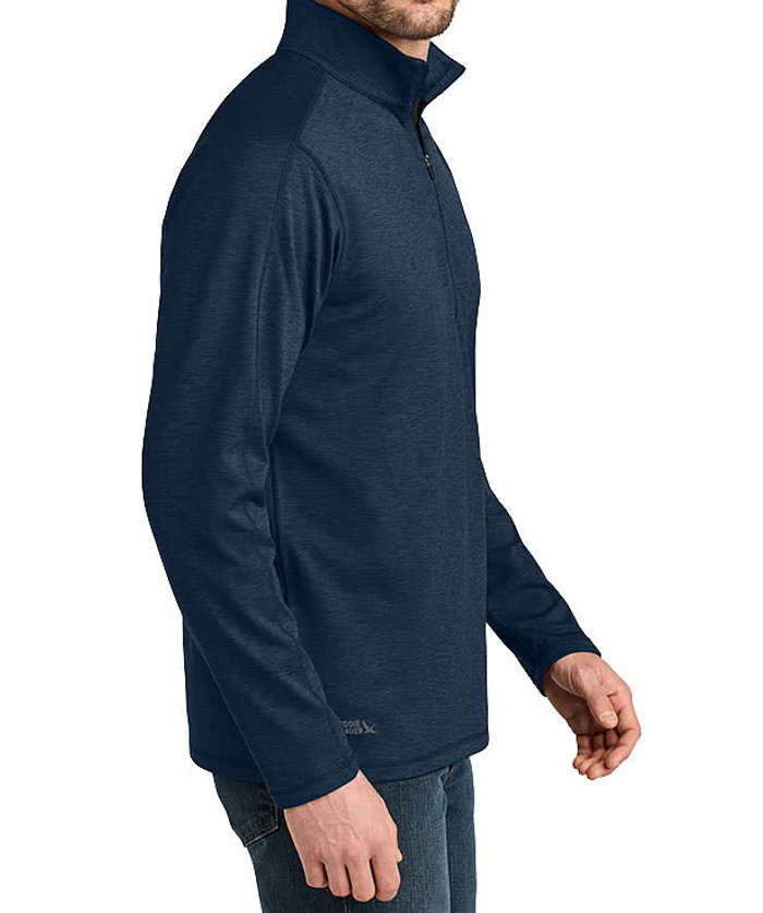 Eddie Bauer Adventurer Recycled Performance Quarter Zip Pullover - Deep Black